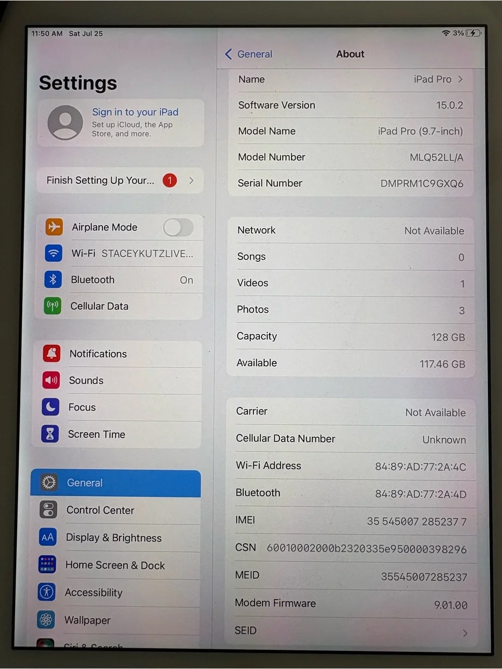 Apple iPad Pro (9.7-inch) Storage: 128GB Color: Rose Gold